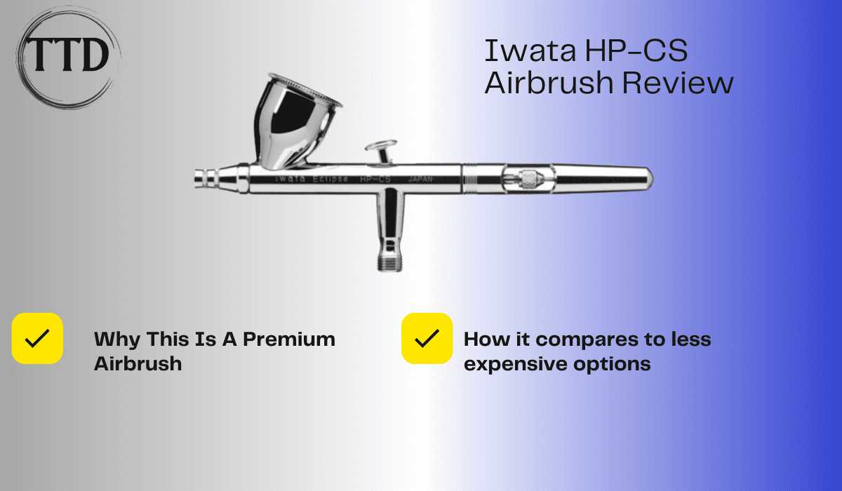 Iwata Eclipse CS Airbrush (HP-CS) - Iwata via The Airbrush Company